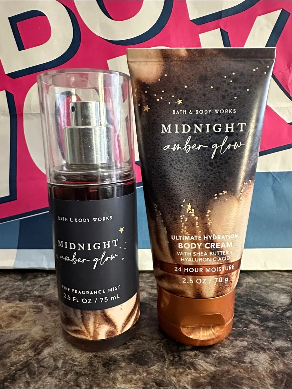 Bath & Body Works Midnight amber glow  travel size